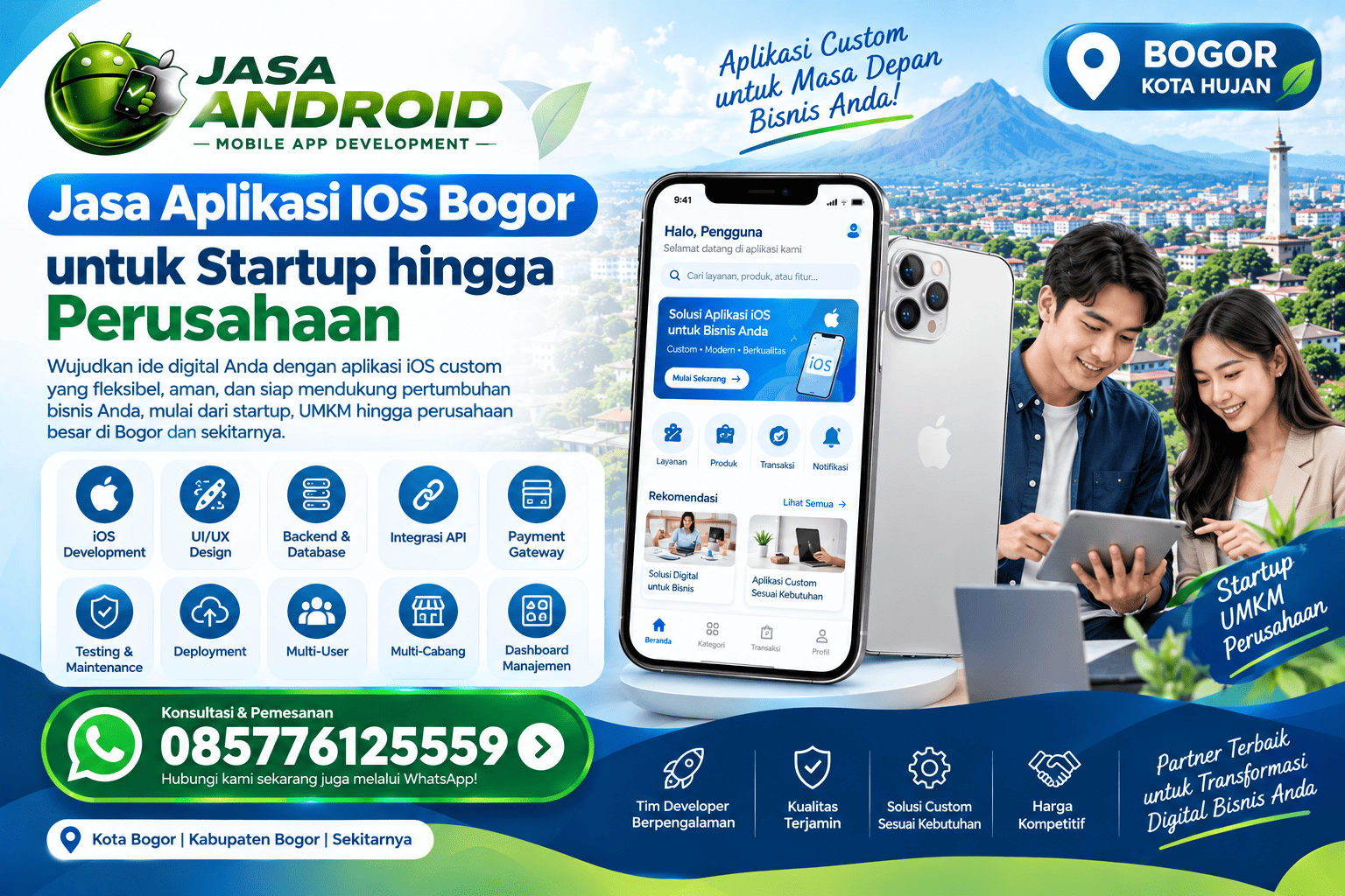Jasa Aplikasi IOS Bogor untuk Startup hingga Perusahaan